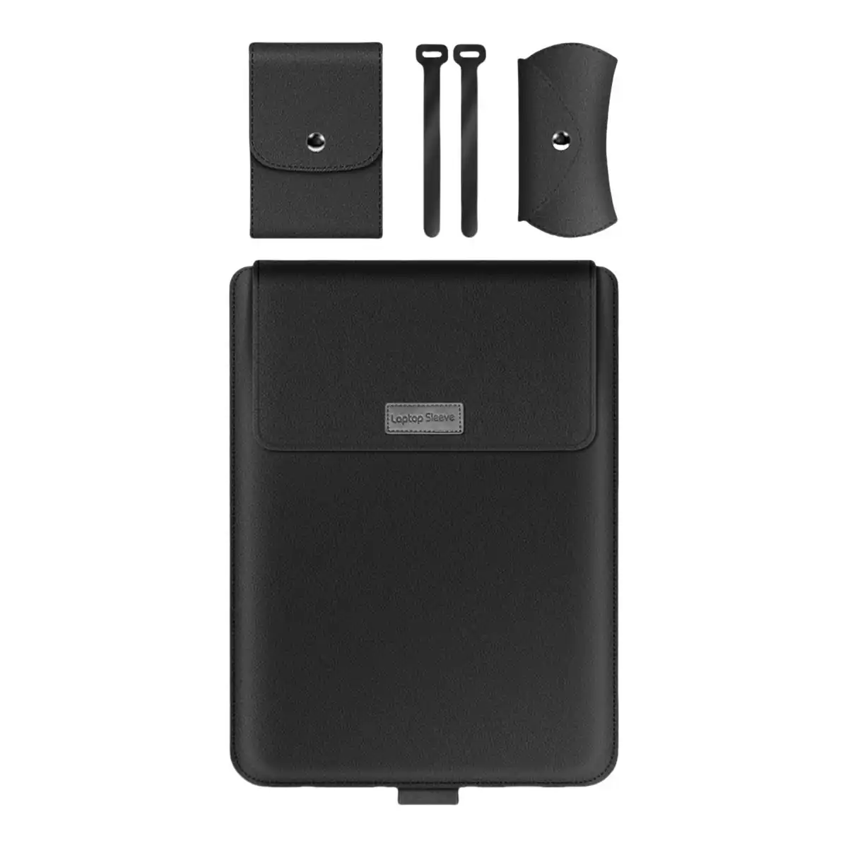 PU Leather Laptop Bag with Magnetic Stand product in use