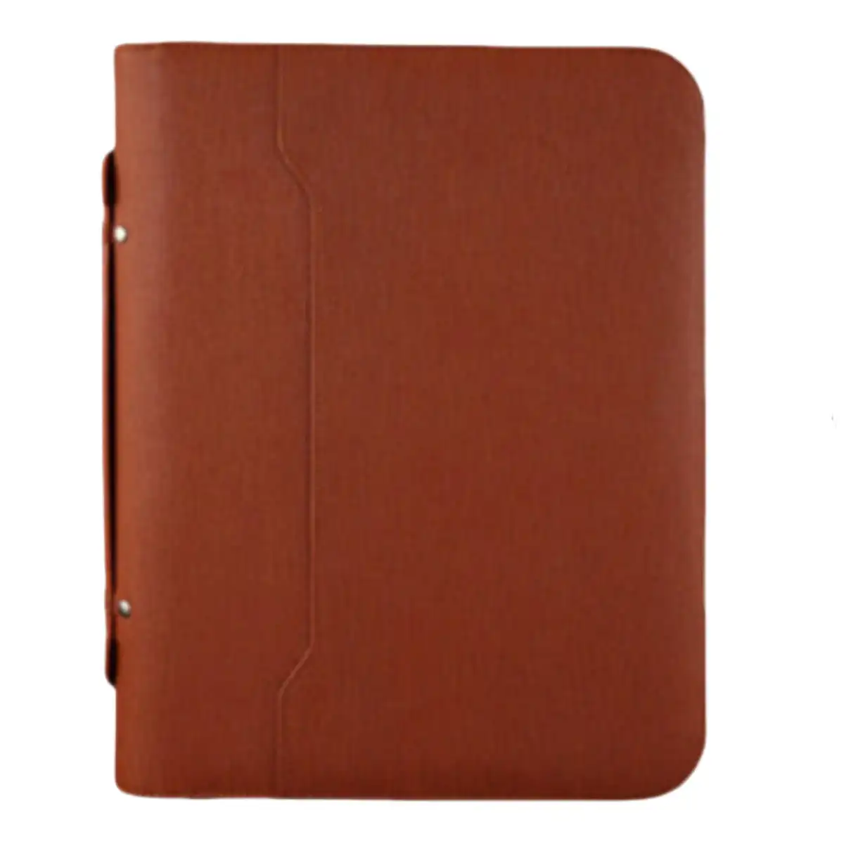 PU Leather Zip Portfolio Organizer alternate product angle