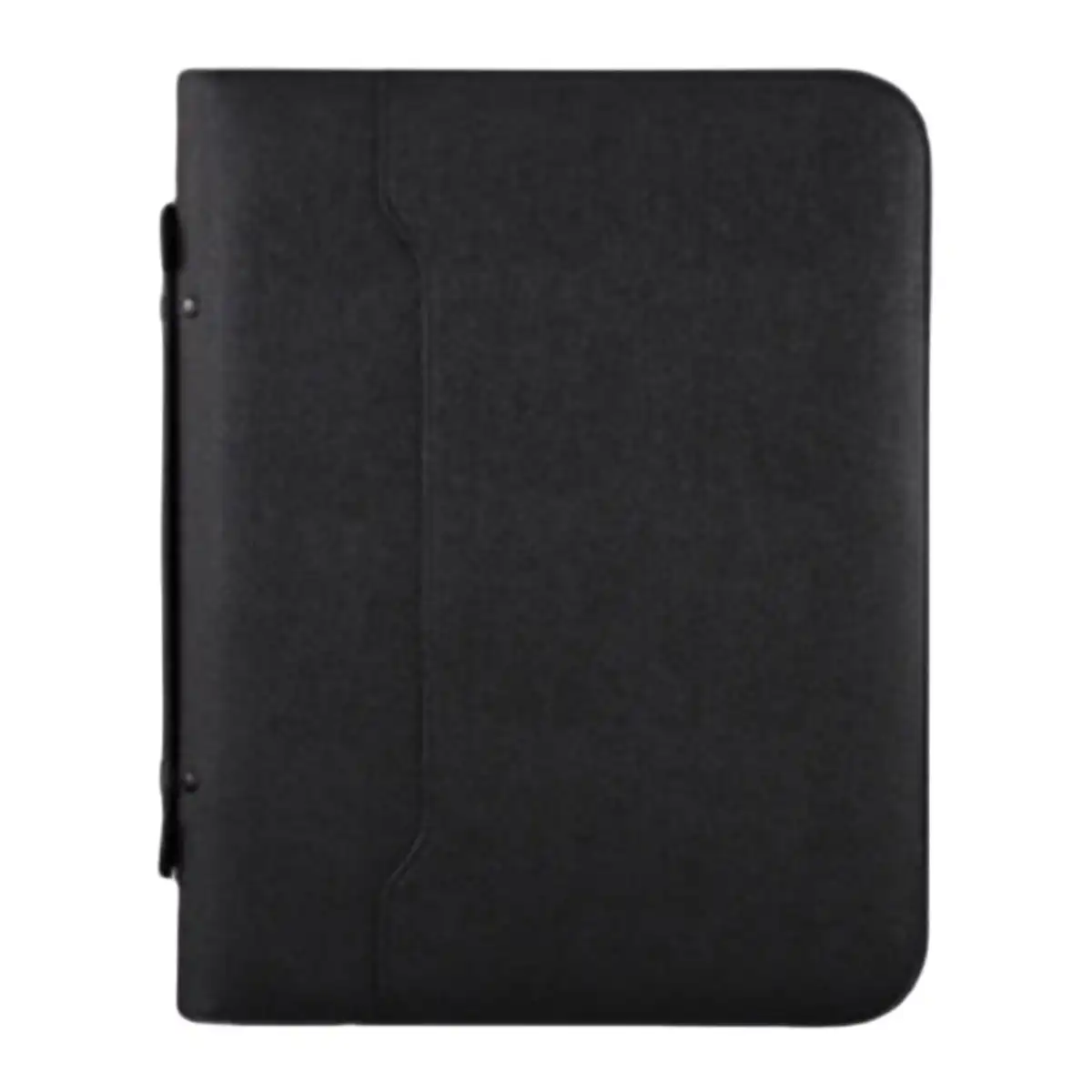PU Leather Zip Portfolio Organizer product close-up