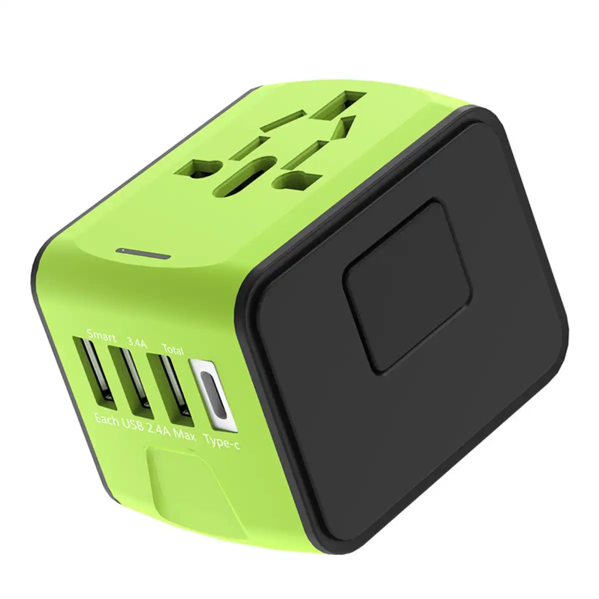 Global Plug Adapter with USB Ports alternate product angle