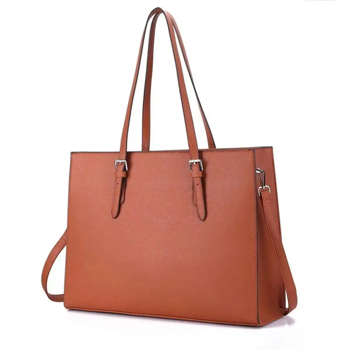 Waterproof Leather Laptop Tote product detail view