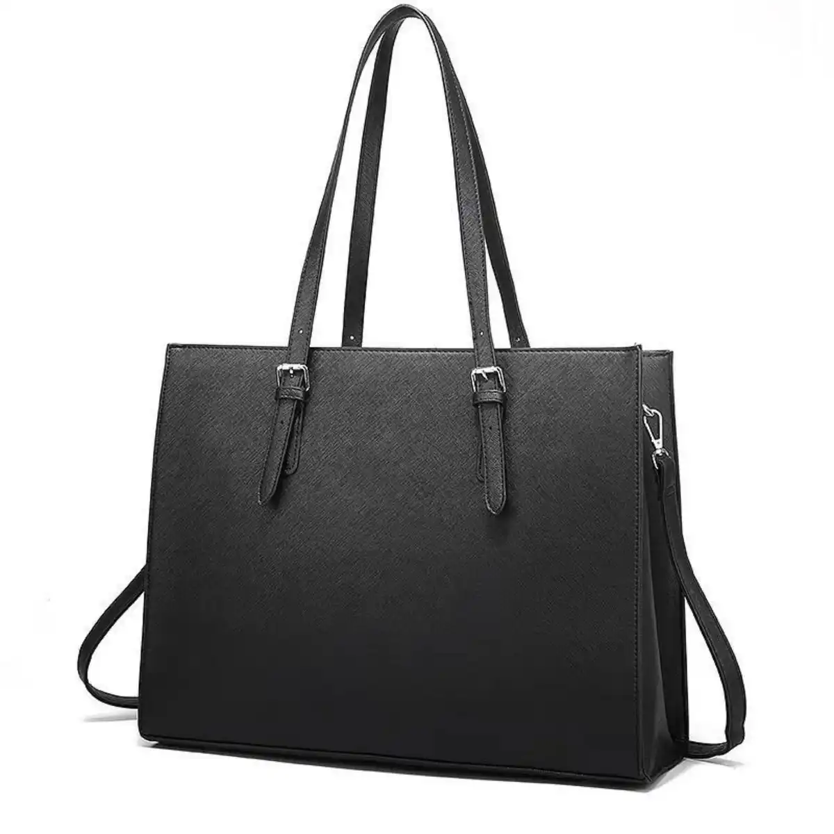 Waterproof Leather Laptop Tote product close-up