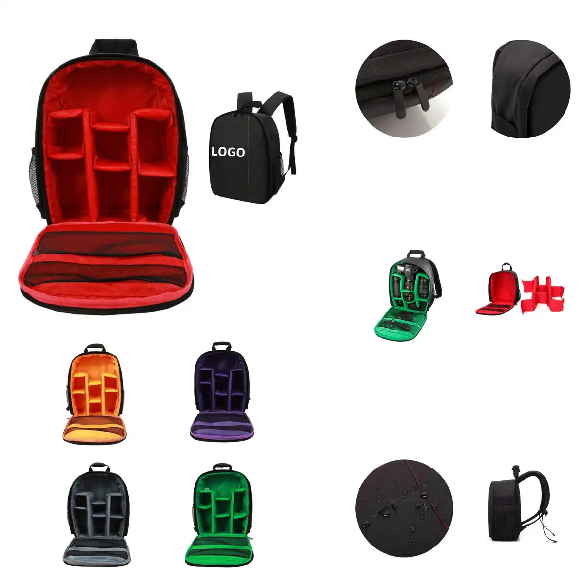 Waterproof DSLR Camera Backpack