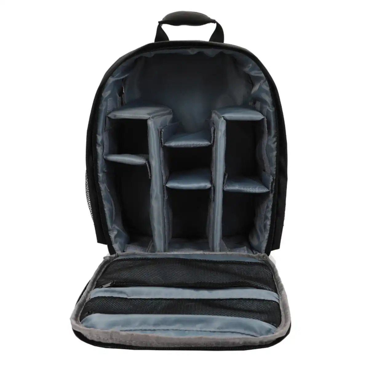 Waterproof DSLR Camera Backpack product with accessories