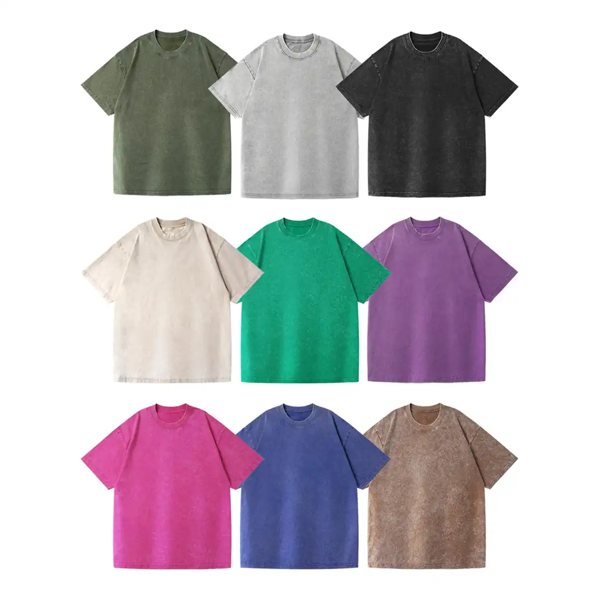 Vintage Faded Oversized Cotton Tee alternate product angle