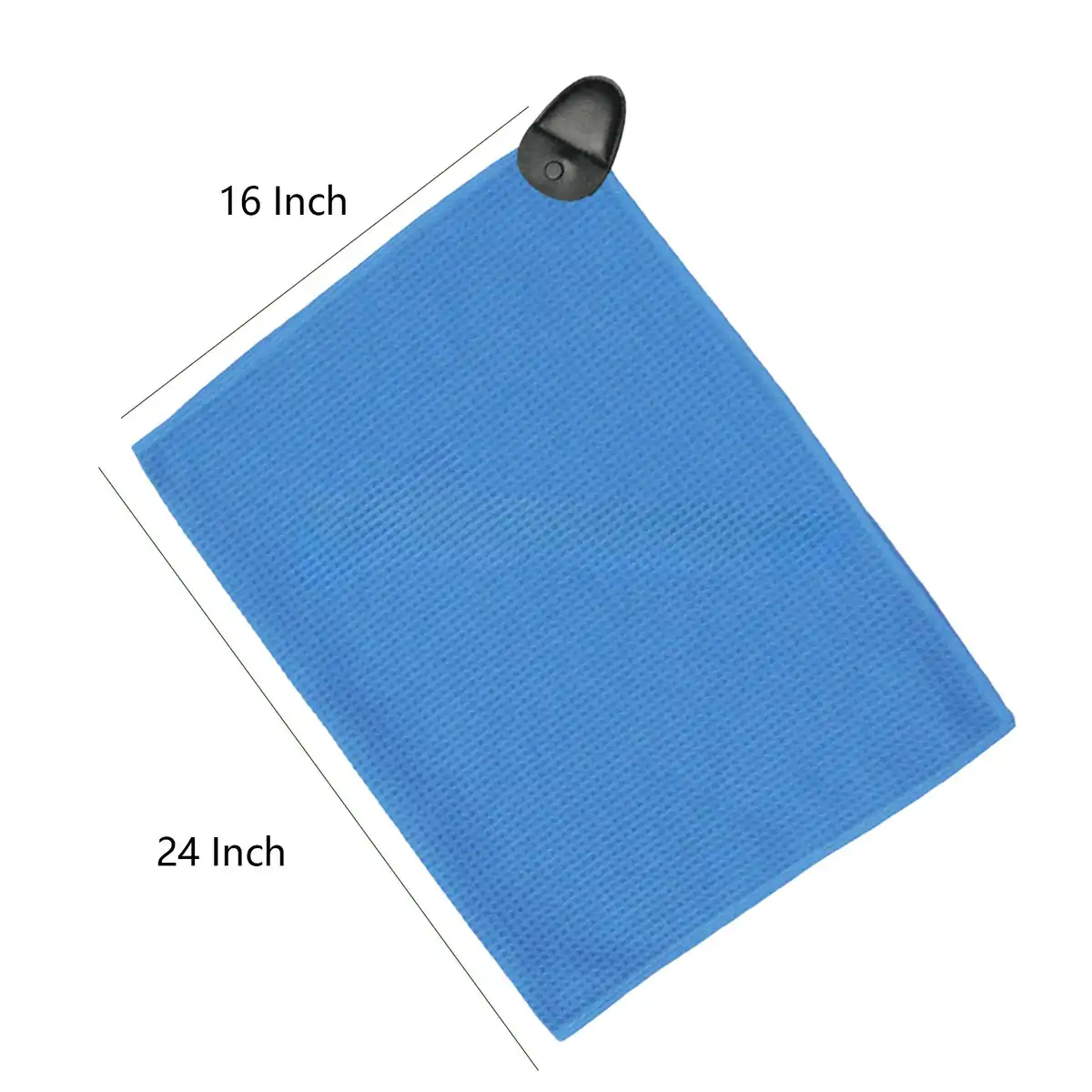 Magnetic Waffle Golf Towel alternate product angle