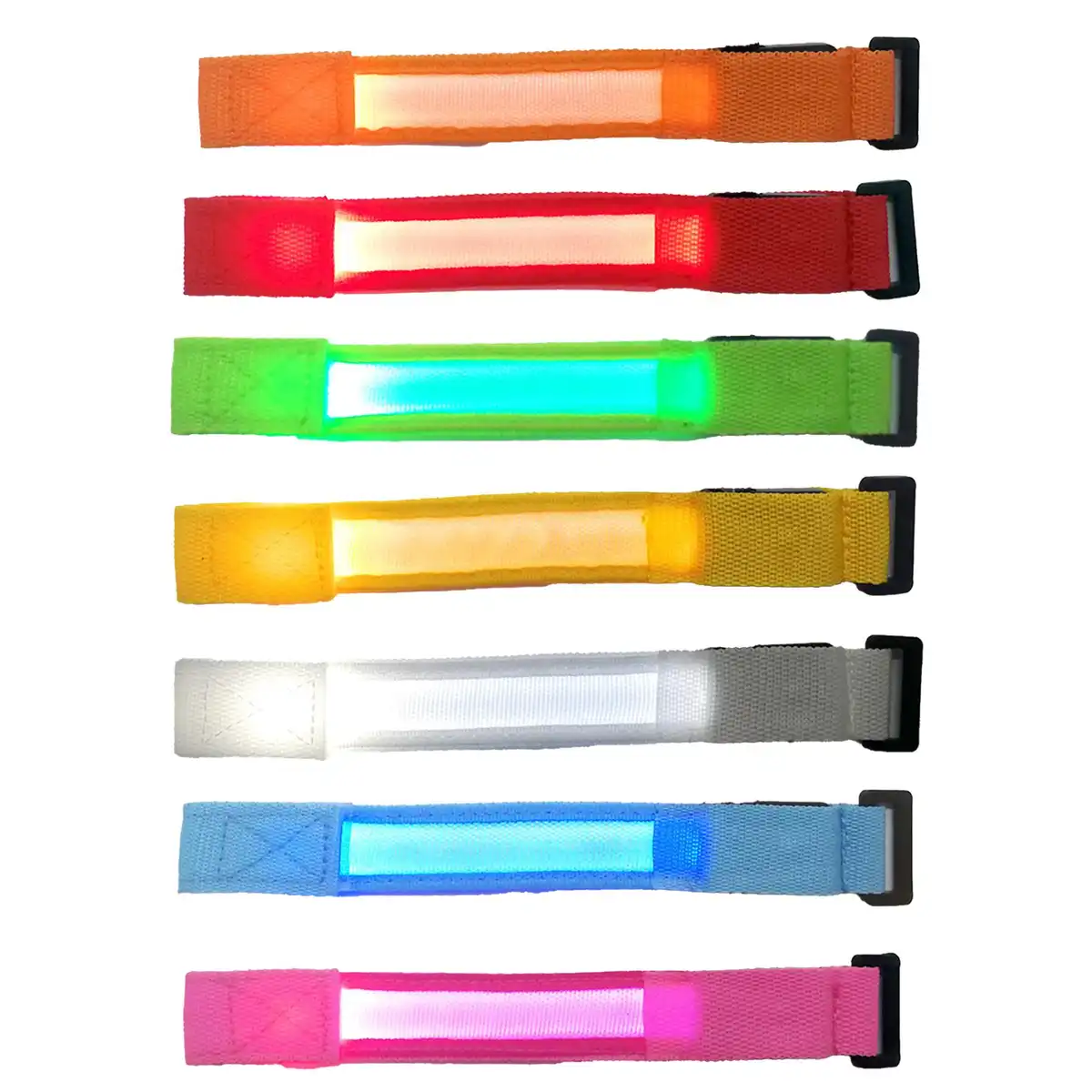 Glow Party LED Bracelets Bulk alternate product angle