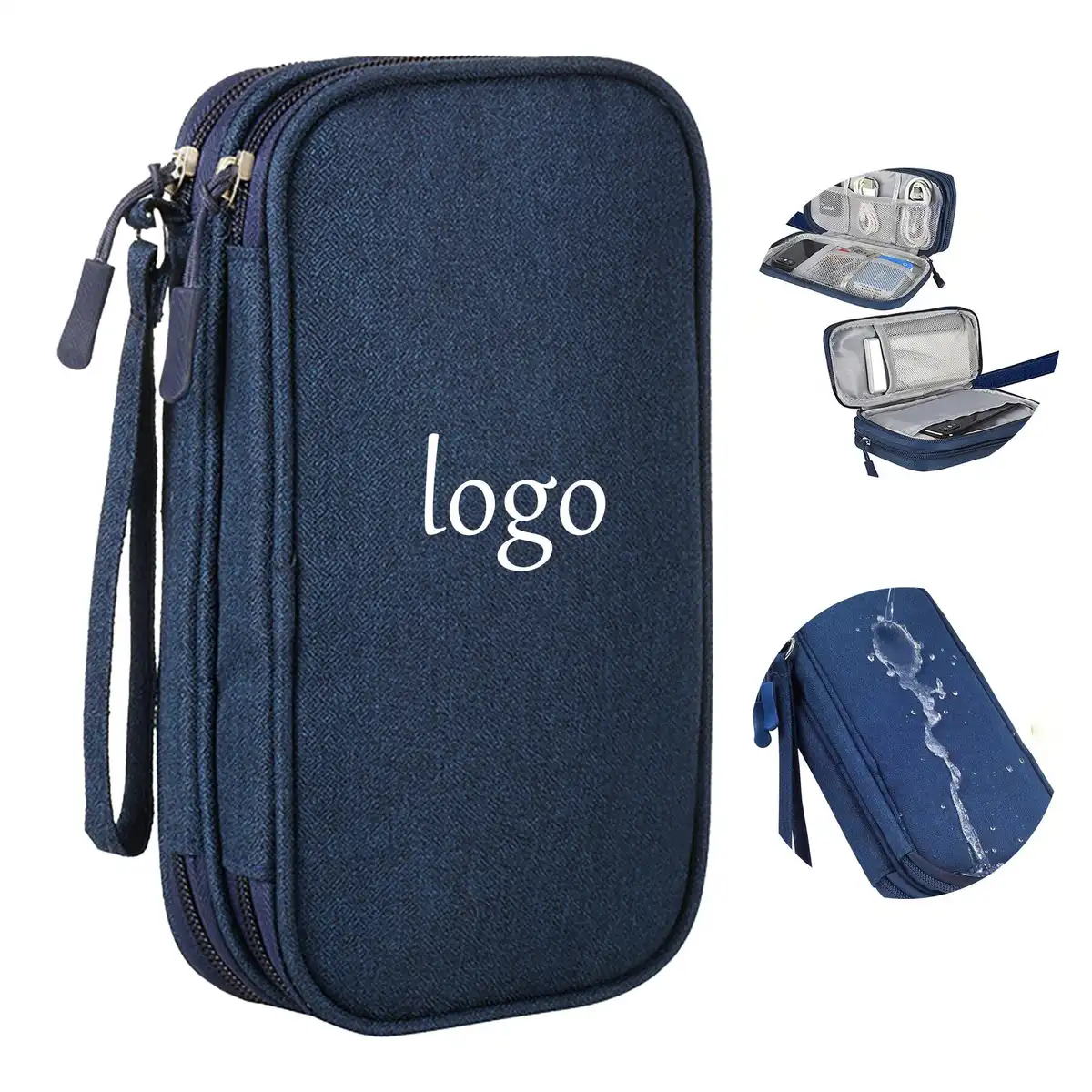 Waterproof Oxford Cable Pouch Travel