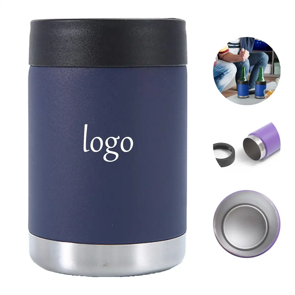 Double Wall Insulated Can Cooler Tumbler