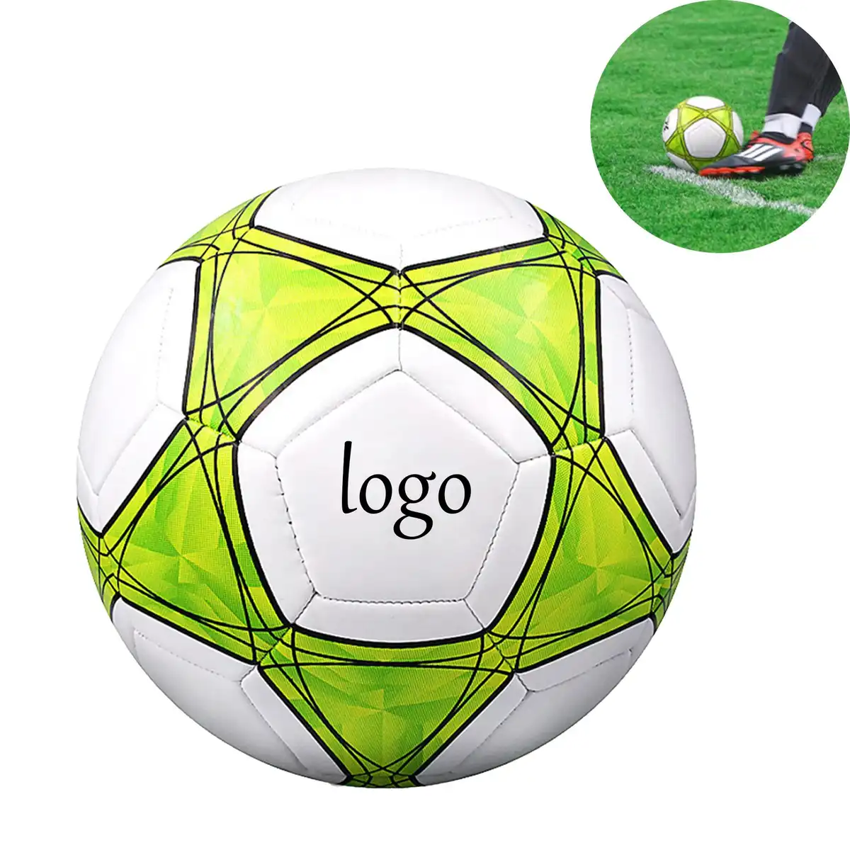 Pro Match Soccer Ball with Pump