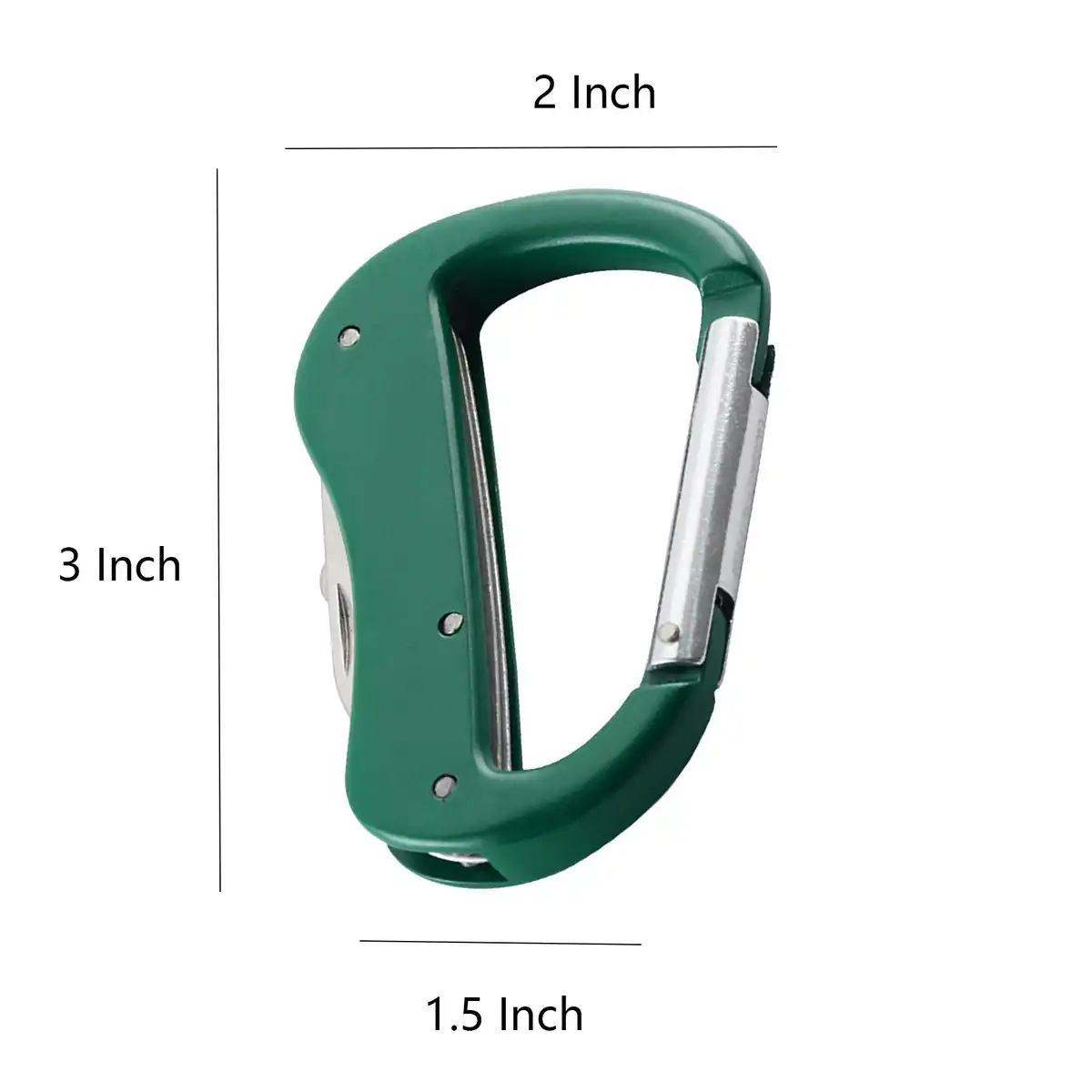 Heavy Duty Aluminum Climbing Carabiner Tool product detail view