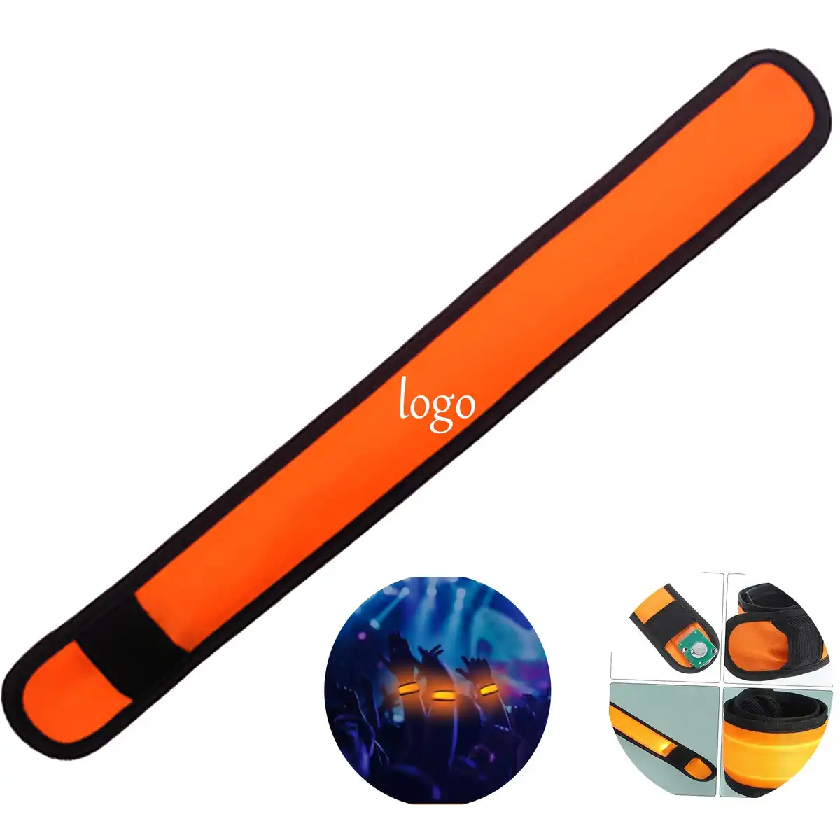 LED Slap Wristband Safety Light