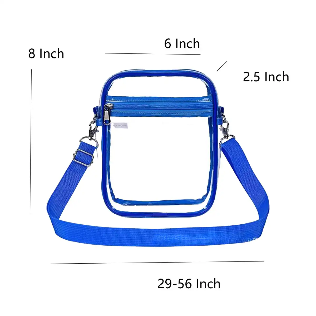 Clear Stadium Bag Waterproof PVC product detail view