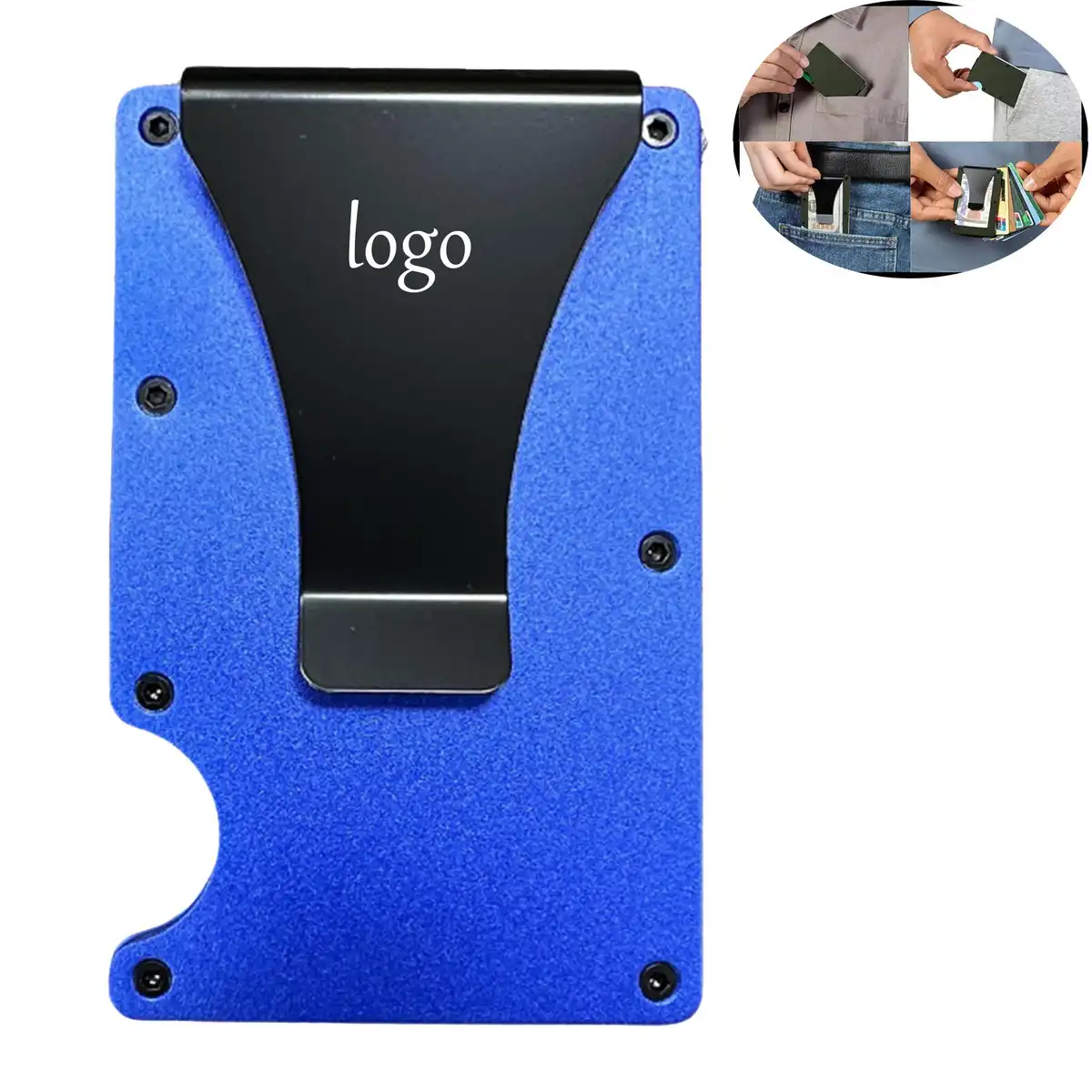 Stainless Steel RFID Blocking Wallet