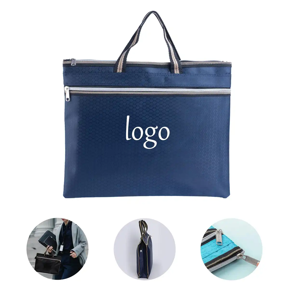 Waterproof Durable Oxford Briefcase Bag