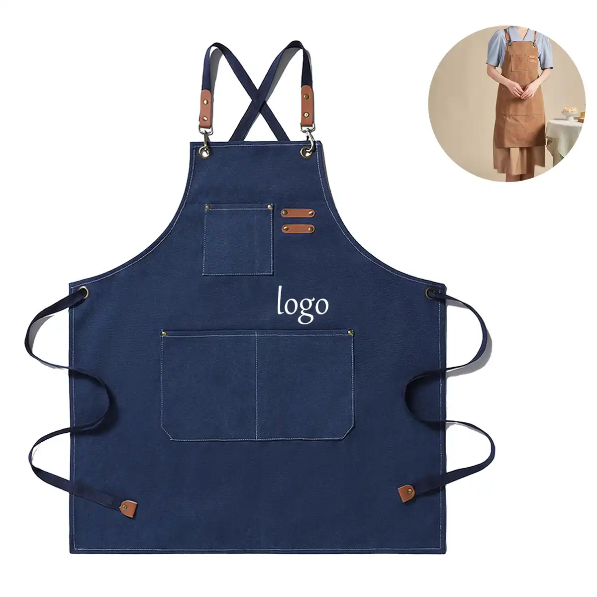 Adjustable Cotton Chef Apron