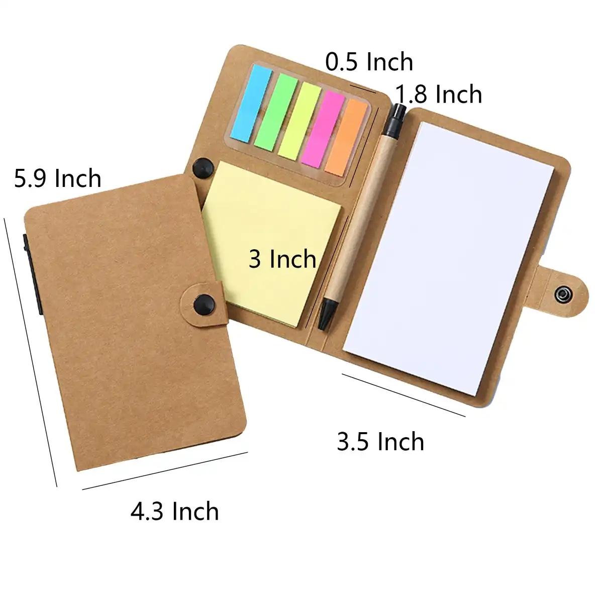 Portable Notepad Pen Holder Kit product detail view