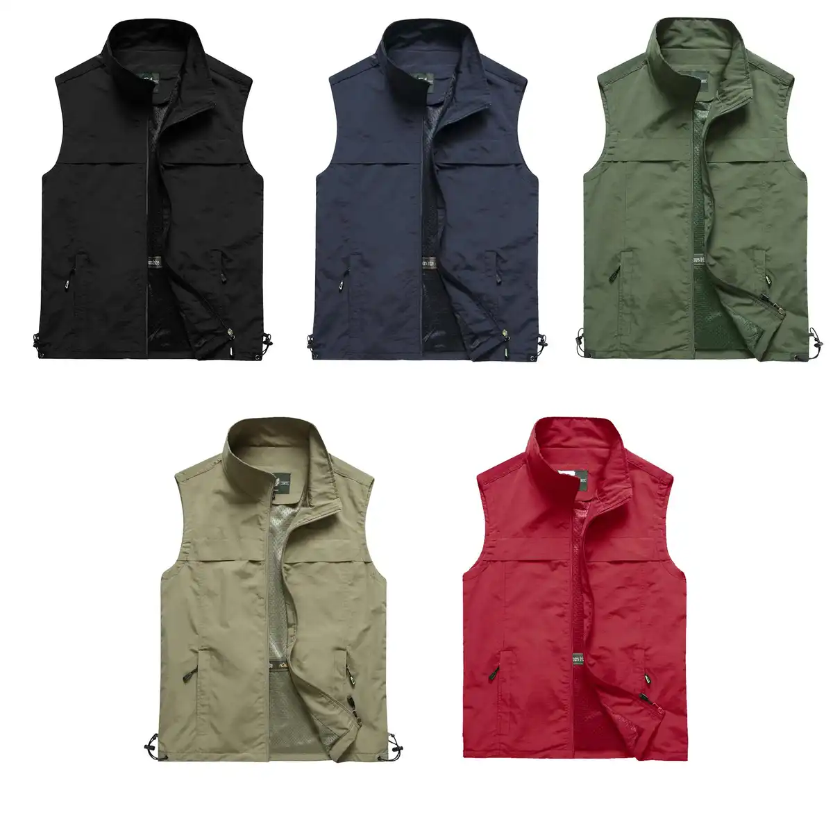 Reversible Travel Vest with Pockets alternate product angle