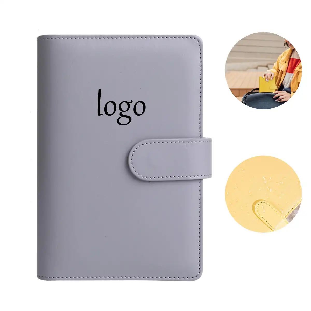 A6 Leather Refillable Journal Binder