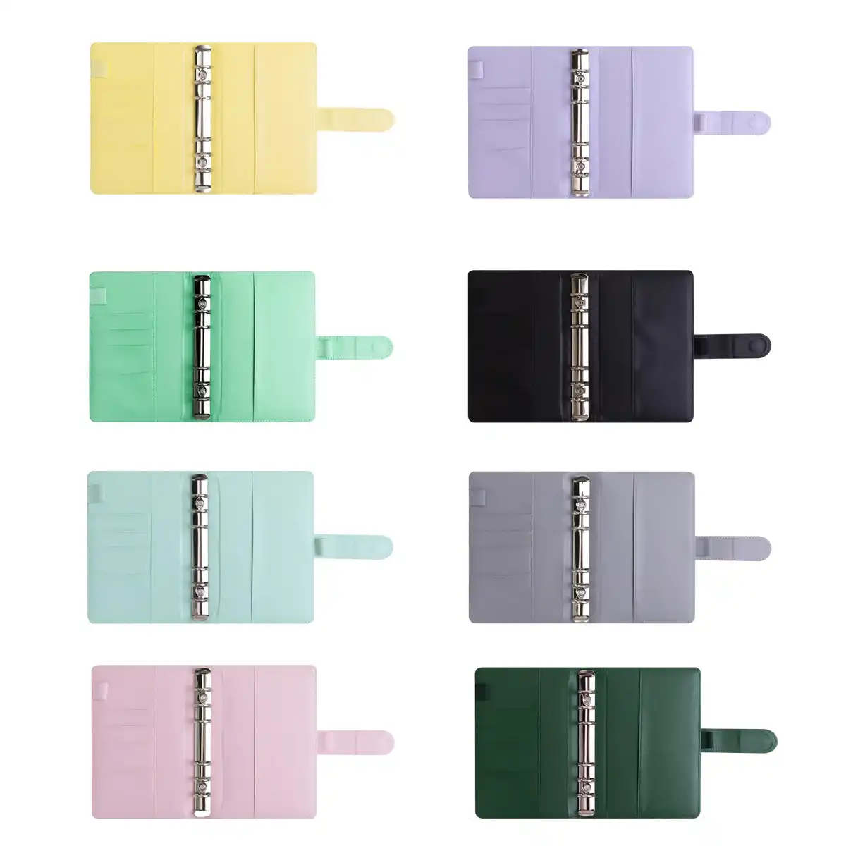 A6 Leather Refillable Journal Binder alternate product angle