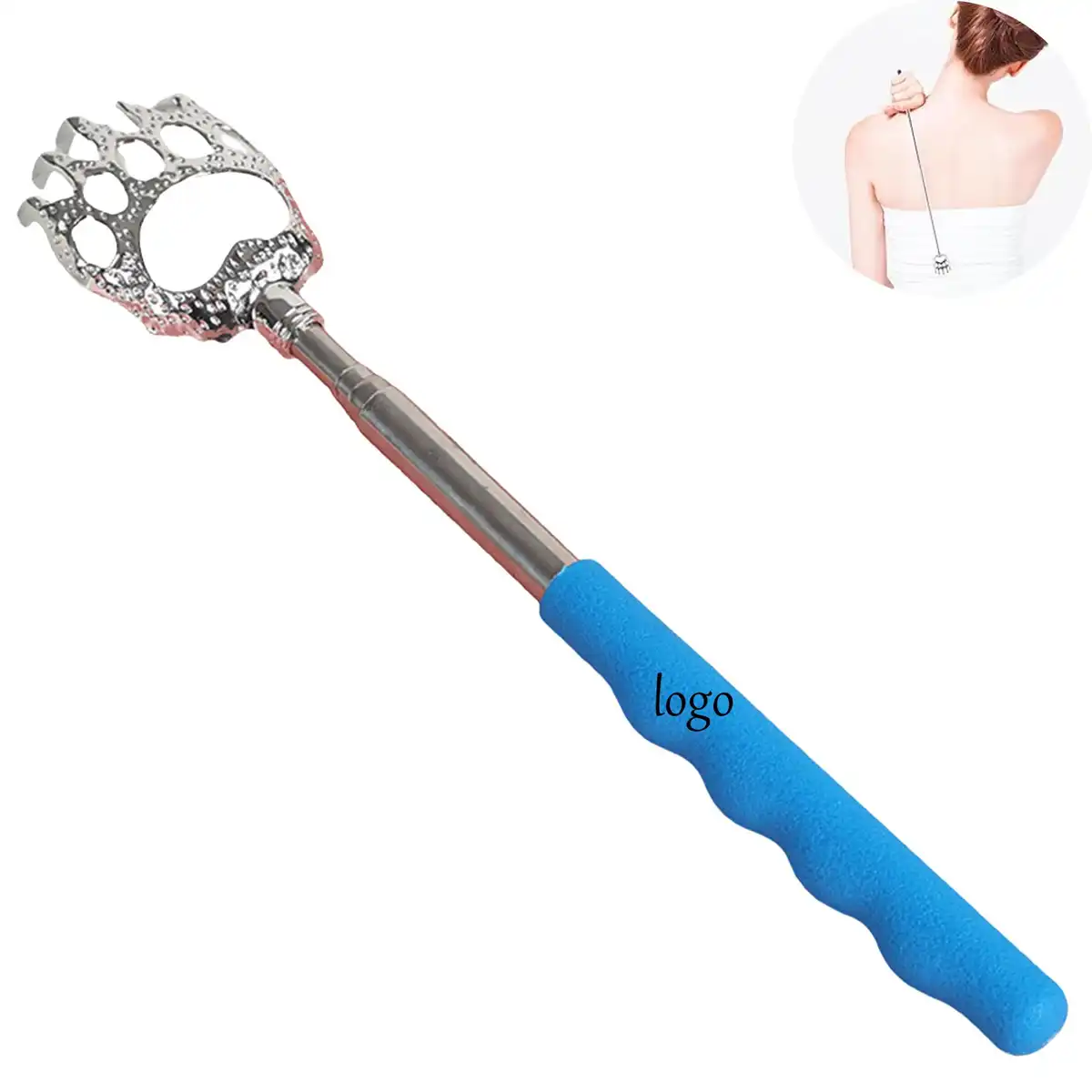 Extendable Steel Back Scratcher Tool