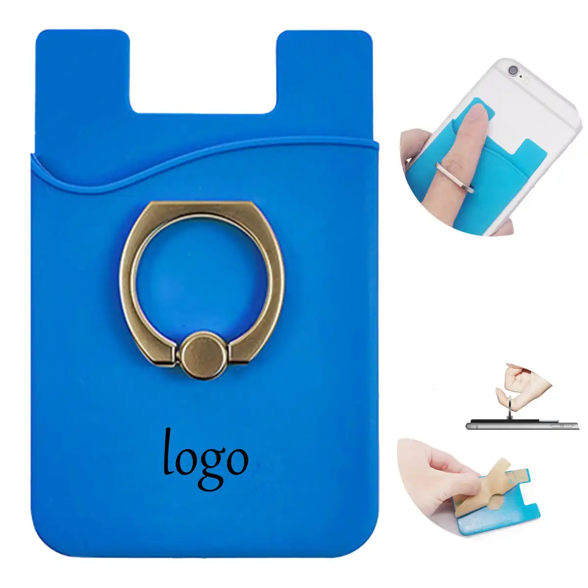 Rotating Ring Phone Card Holder