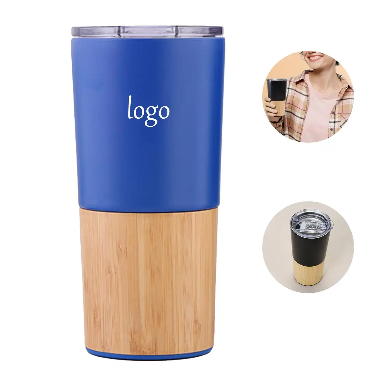 Bamboo Steel Insulated Travel Mug