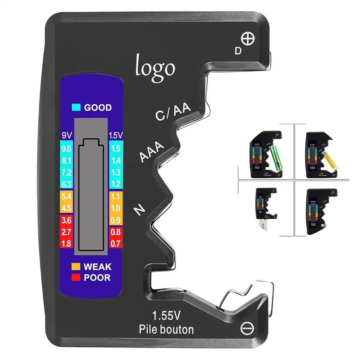 Battery Checker LCD Display Tester