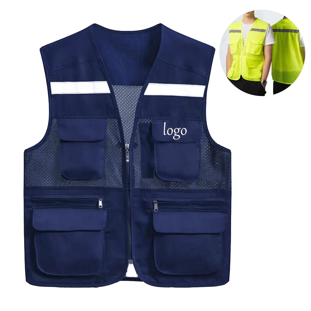 Hi Vis Mesh Safety Vest
