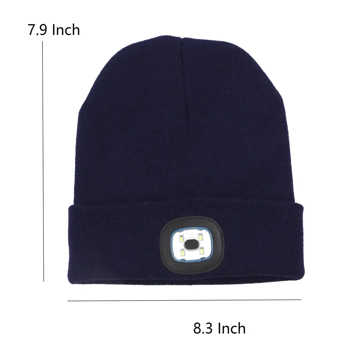 Rechargeable LED Beanie Hat product detail view