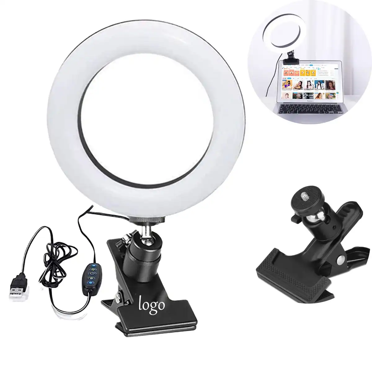 48 LED Ring Light Clip