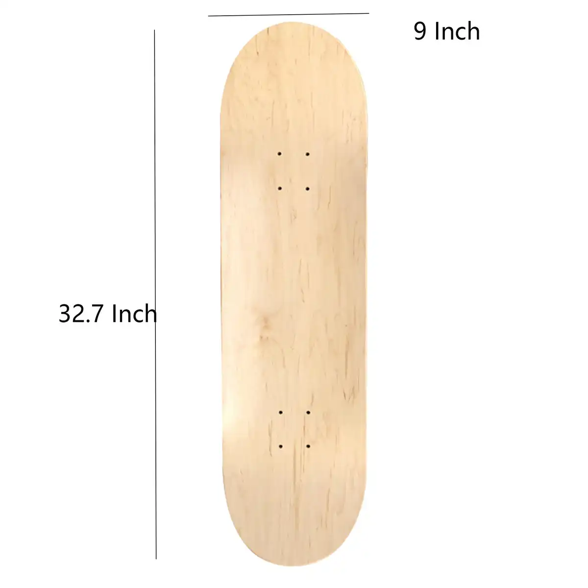 Premium Maple Skateboard Deck Blank product detail view