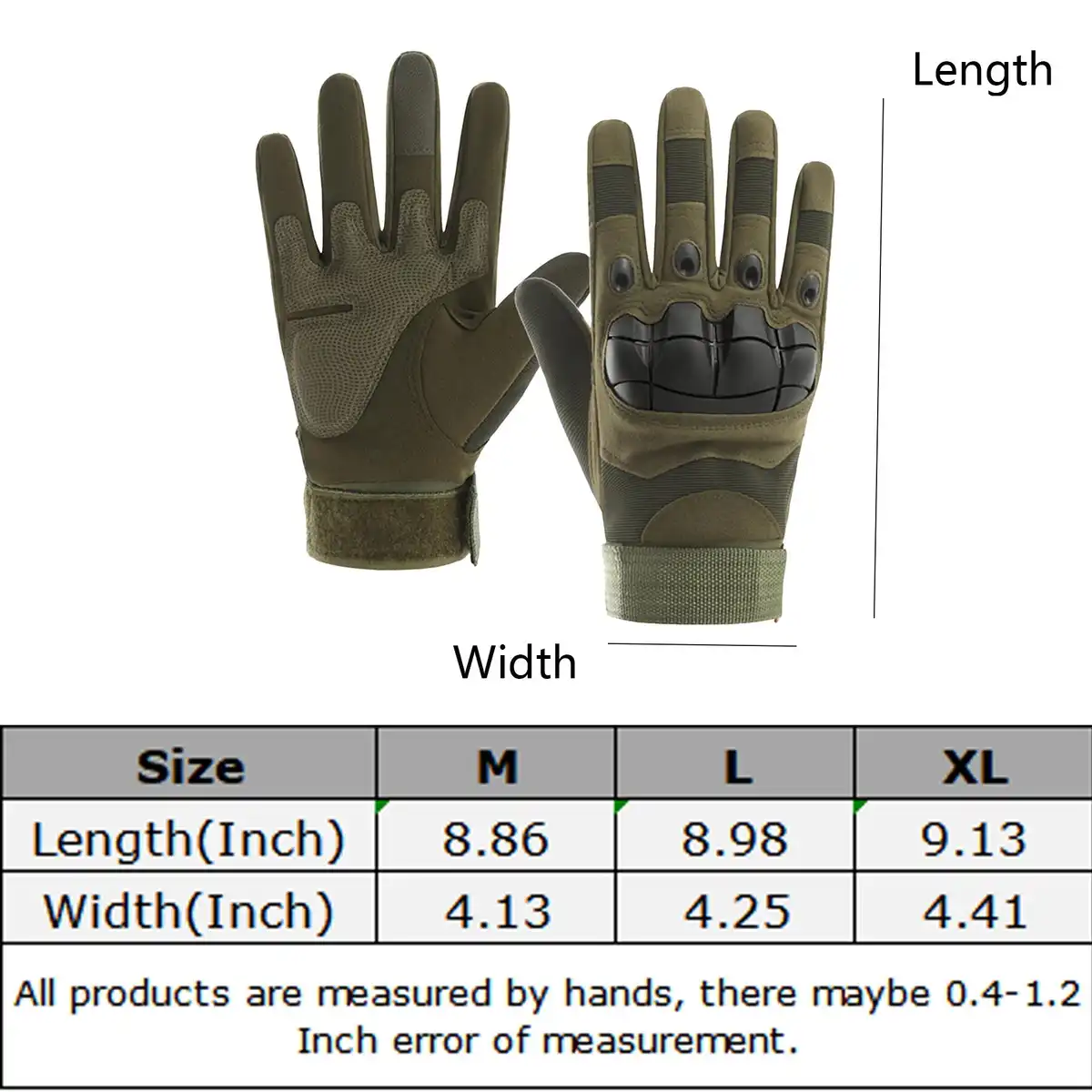 Kevlar Reinforced Tactical Shooting Gloves product detail view