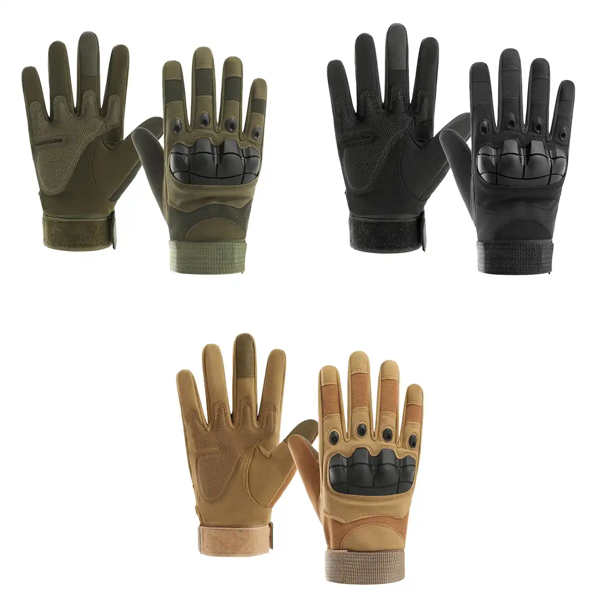 Kevlar Reinforced Tactical Shooting Gloves alternate product angle