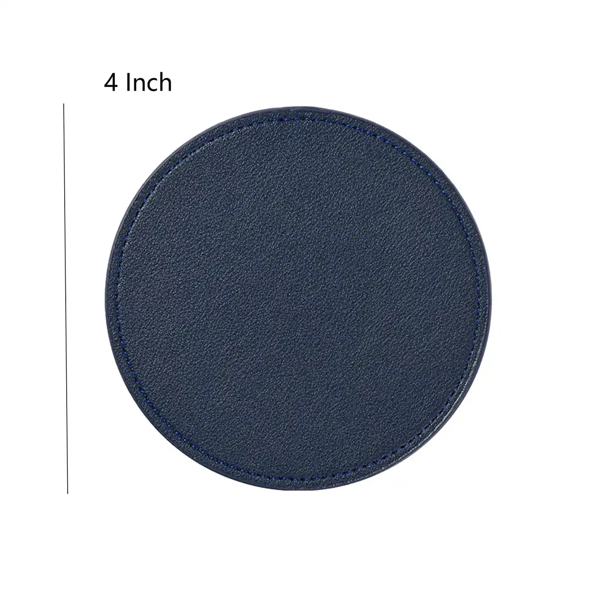 Premium Leather Coasters with Stand product detail view