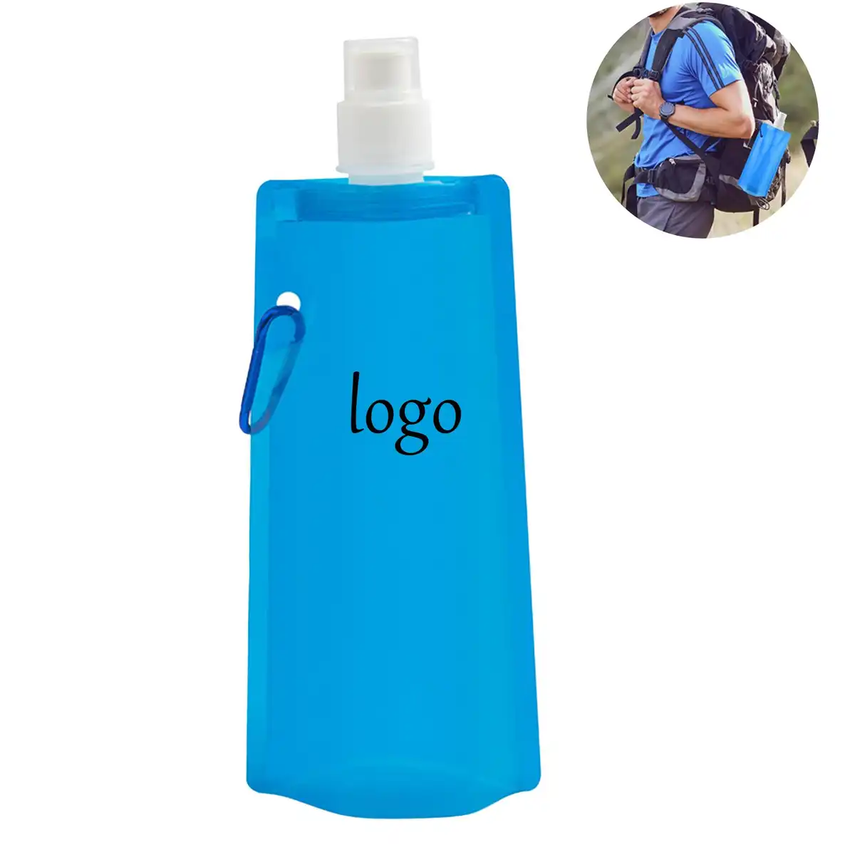 Compact Foldable Hydration Bottle