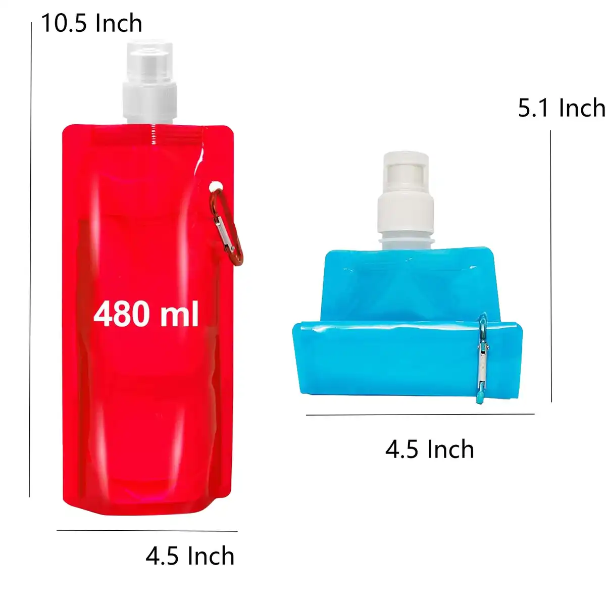 Compact Foldable Hydration Bottle product detail view