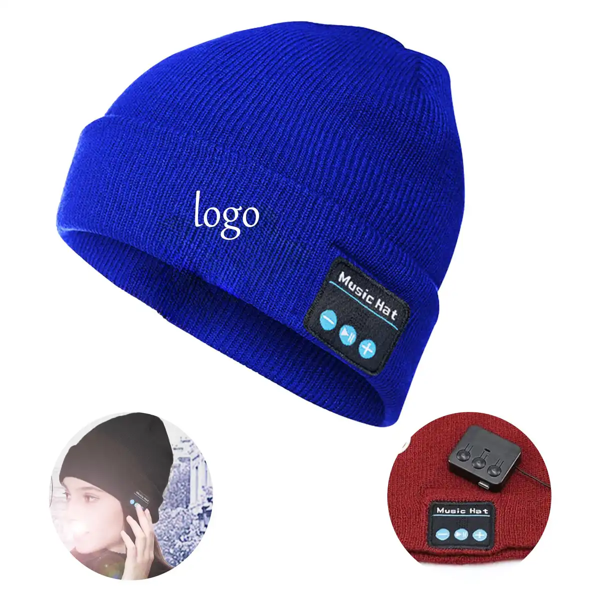 Bluetooth Beanie Hat Headphones
