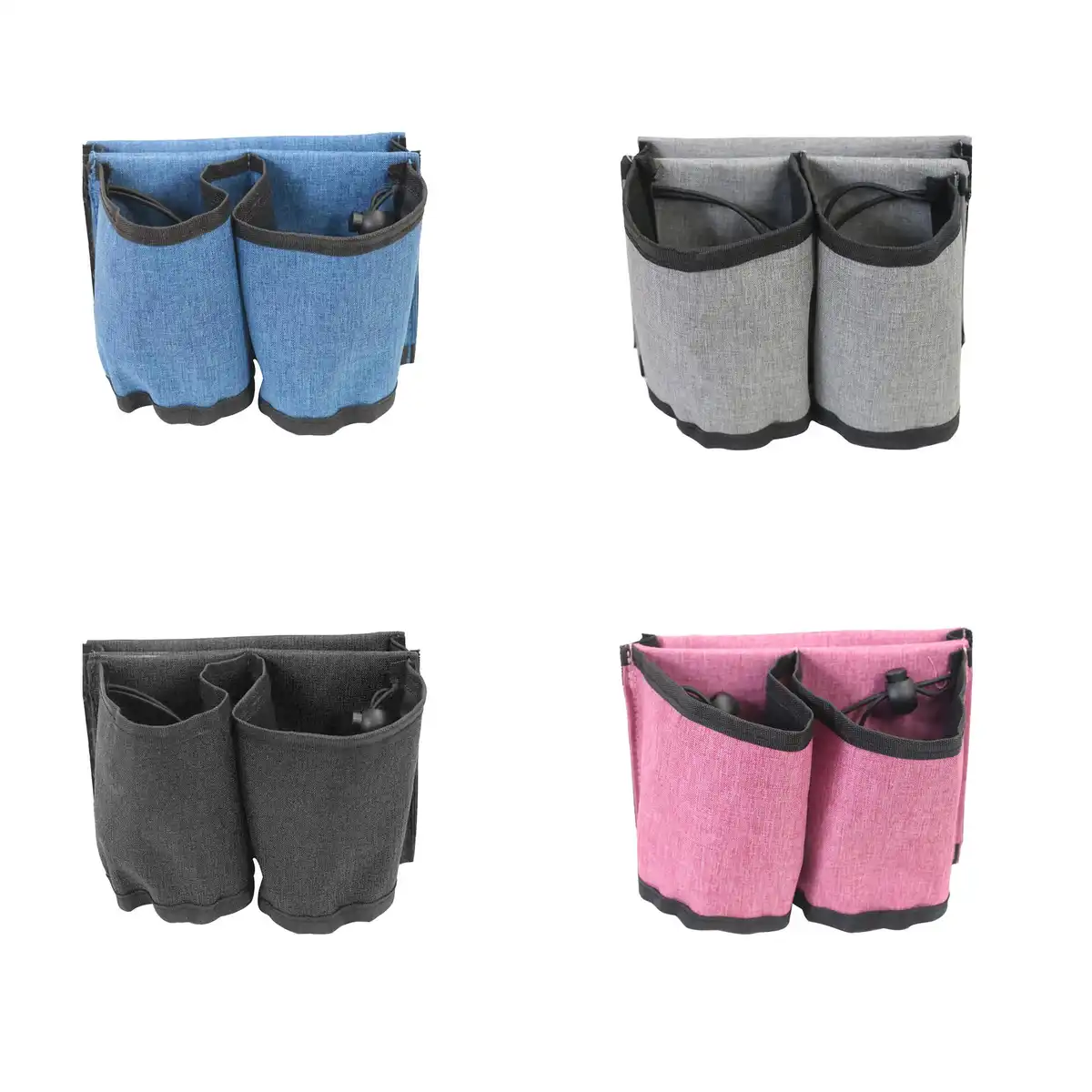 Foldable Travel Drink Caddy alternate product angle
