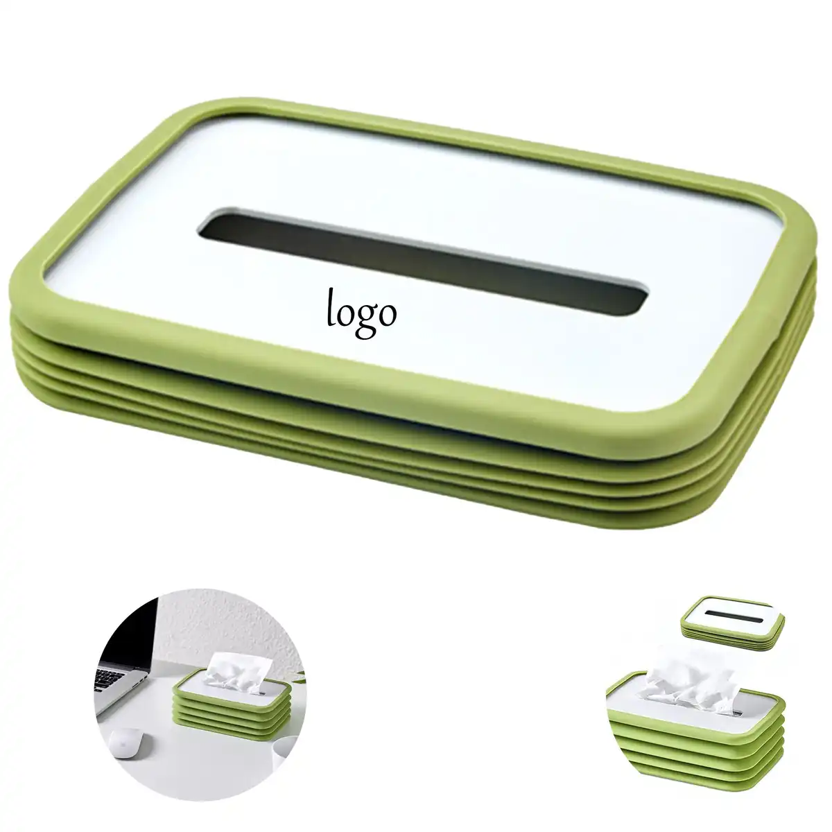 Foldable Silicone Car Tissue Holder