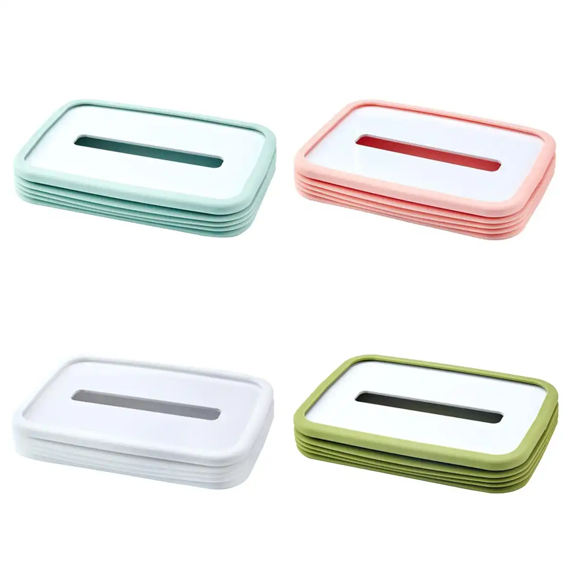 Foldable Silicone Car Tissue Holder alternate product angle