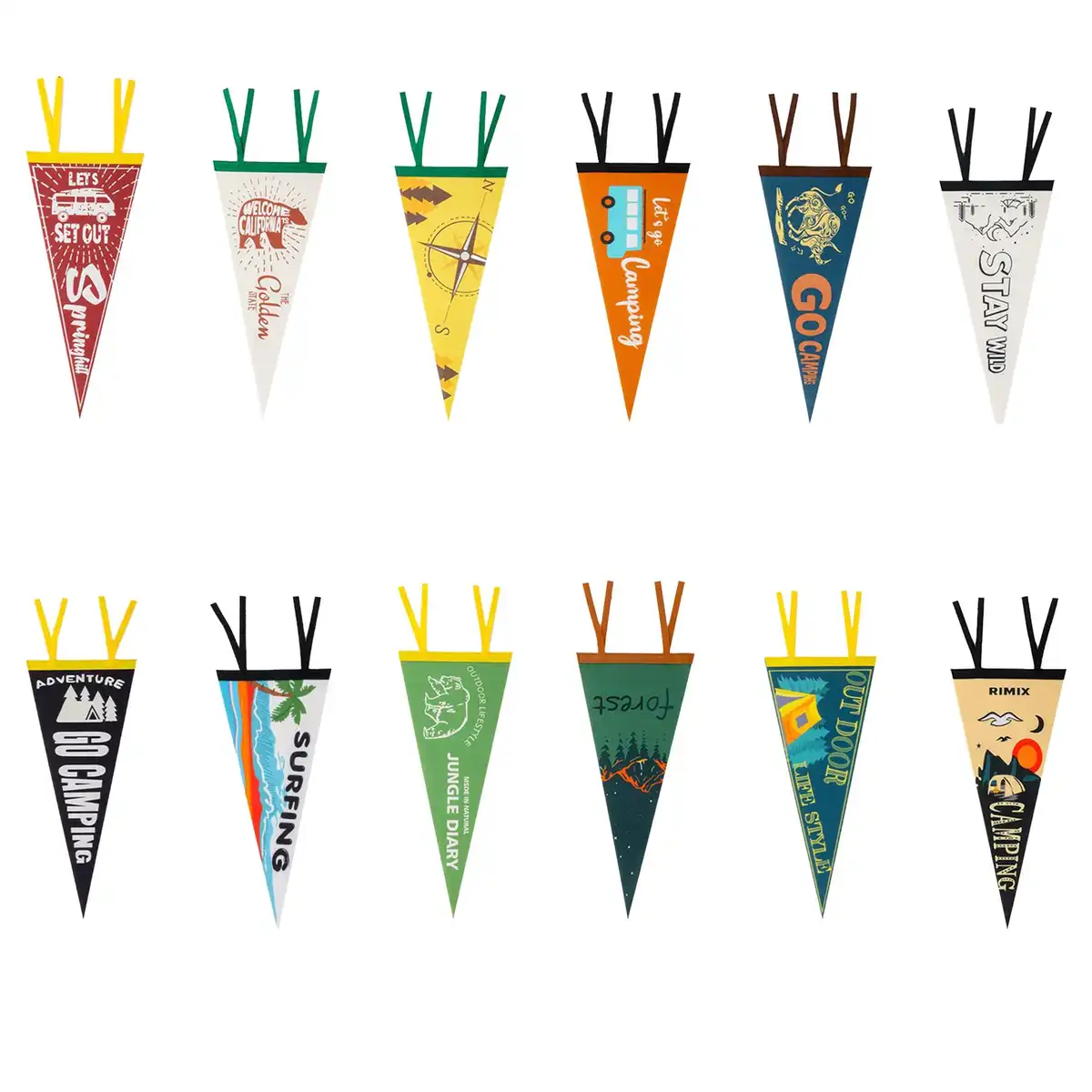 Felt Pennant Wall Decor alternate product angle