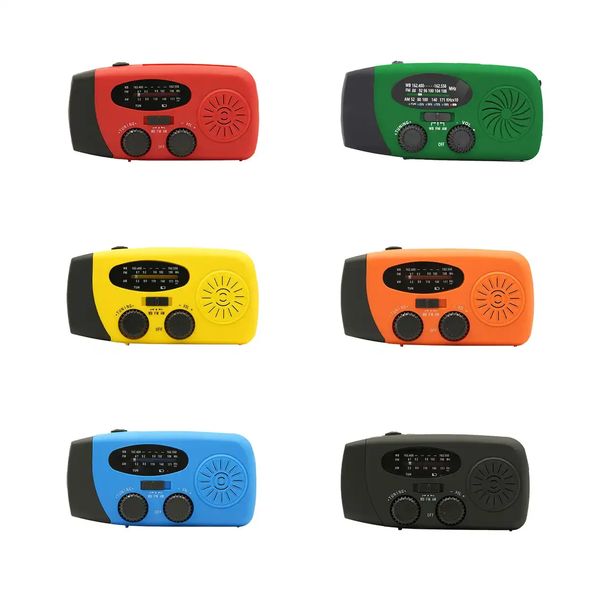 Emergency Crank Weather Radio alternate product angle
