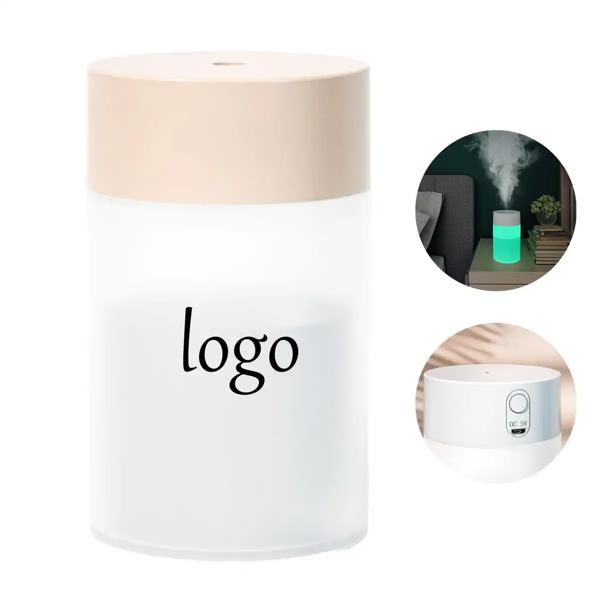 Mini USB Humidifier Night Light