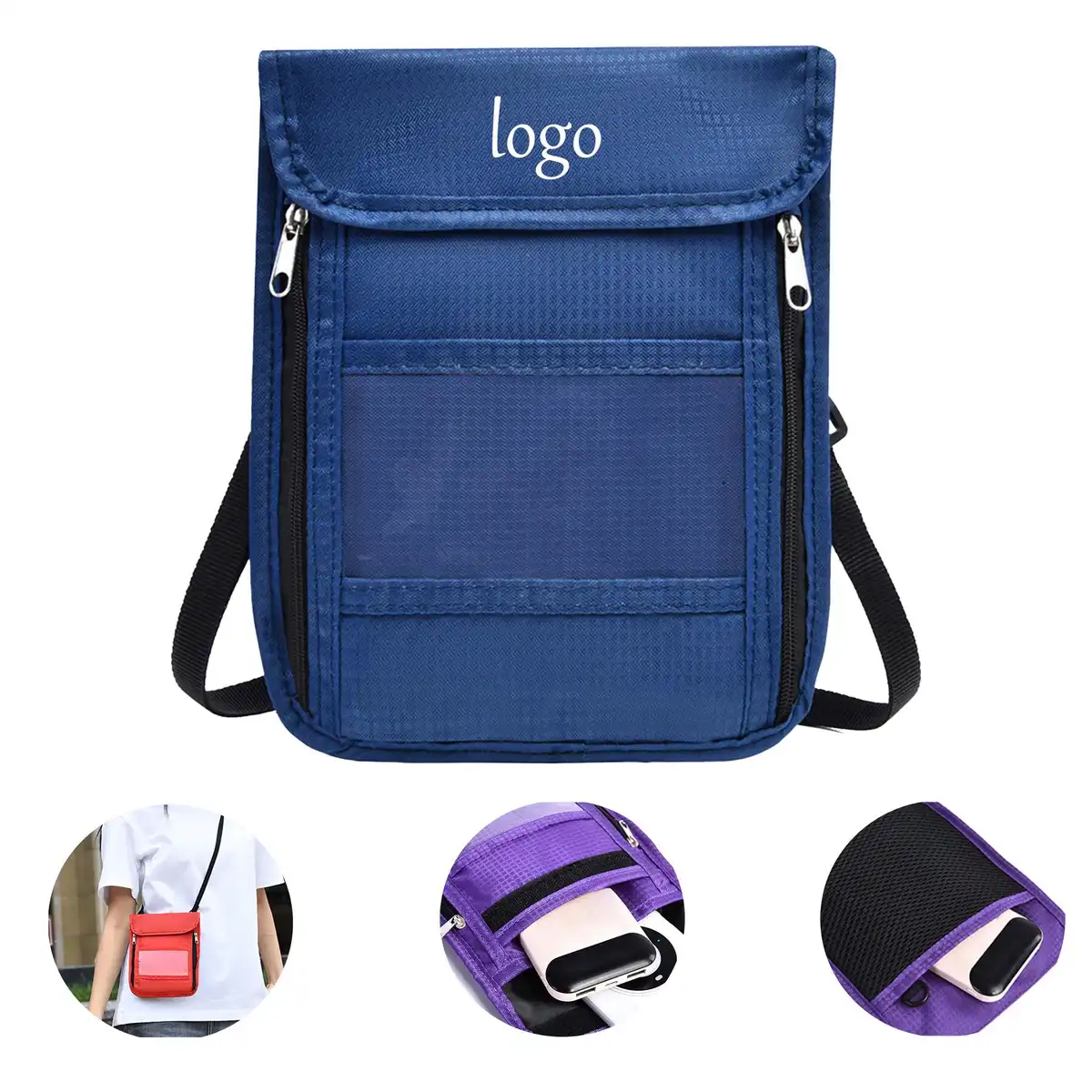 Secure Waterproof Passport Neck Wallet
