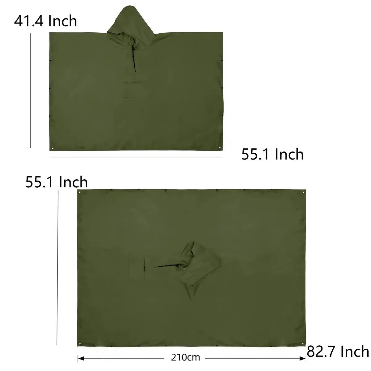 Windproof Waterproof Rain Coat product detail view