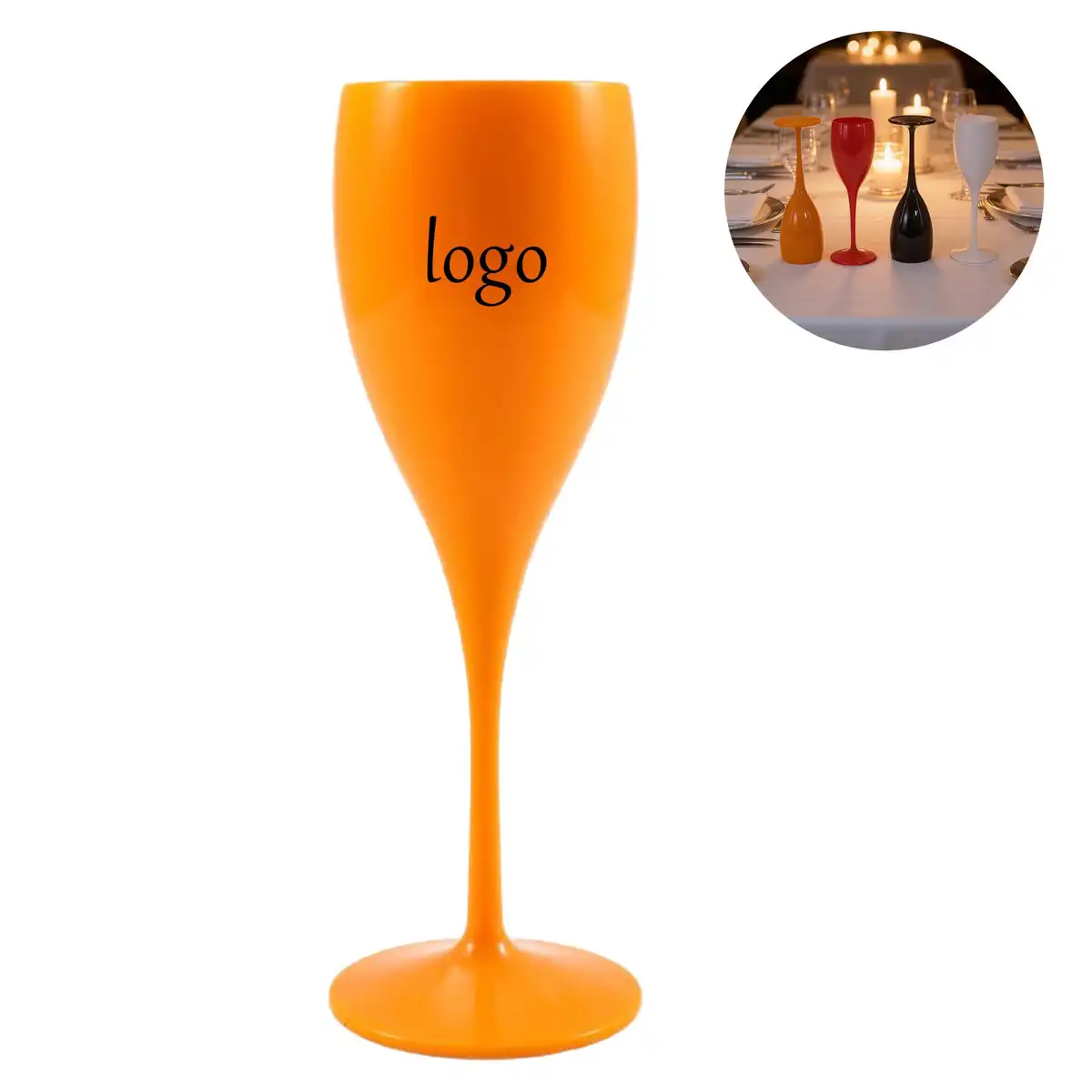 Shatterproof Crystal Clear Plastic Goblets