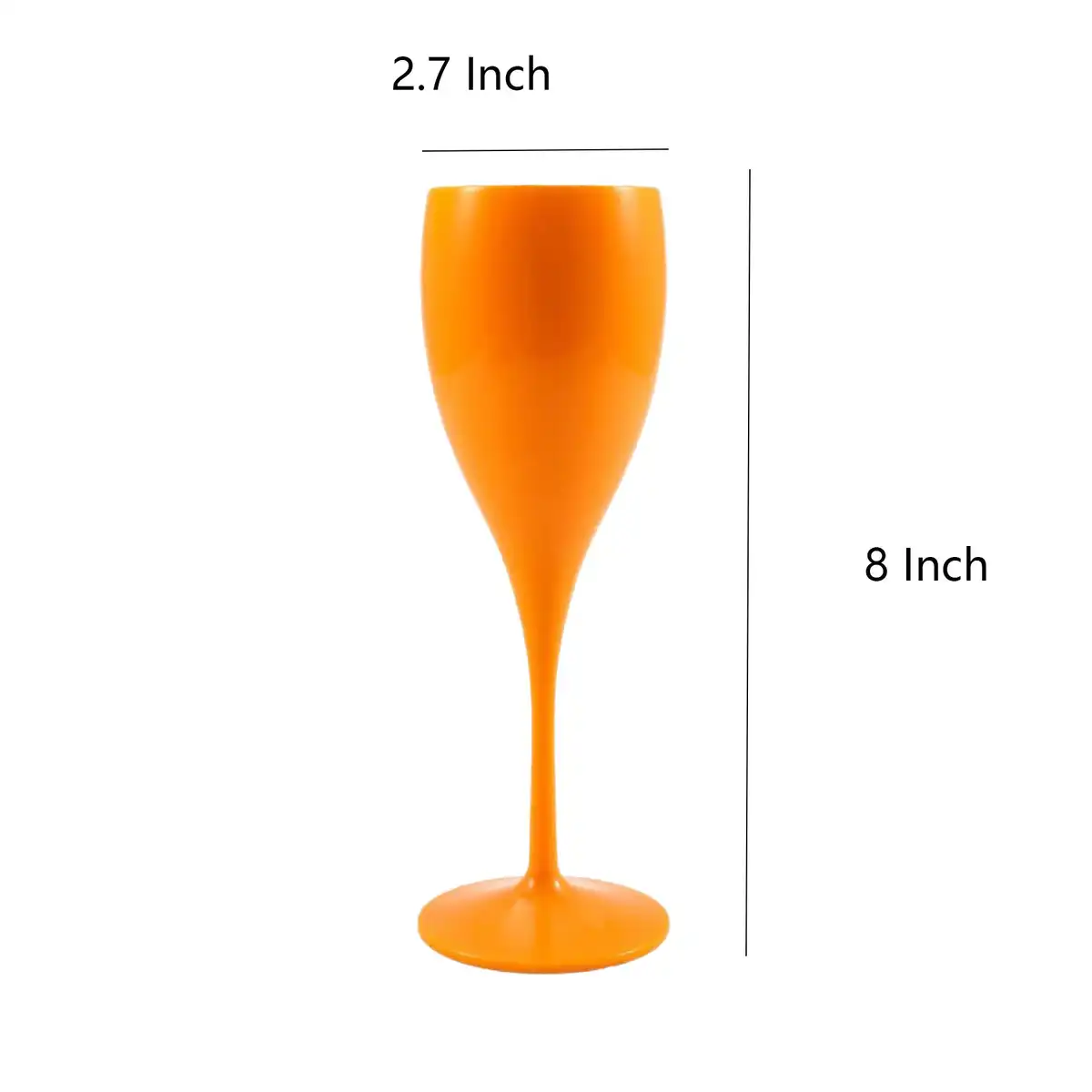 Shatterproof Crystal Clear Plastic Goblets product detail view