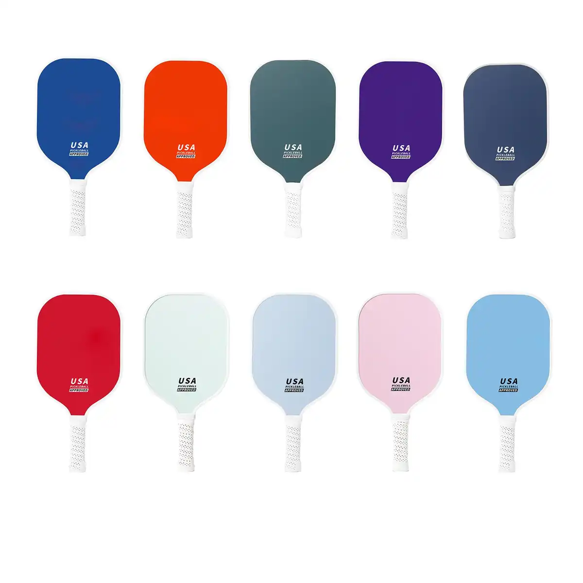 Fiberglass Pickleball Paddle Duo with Balls alternate product angle