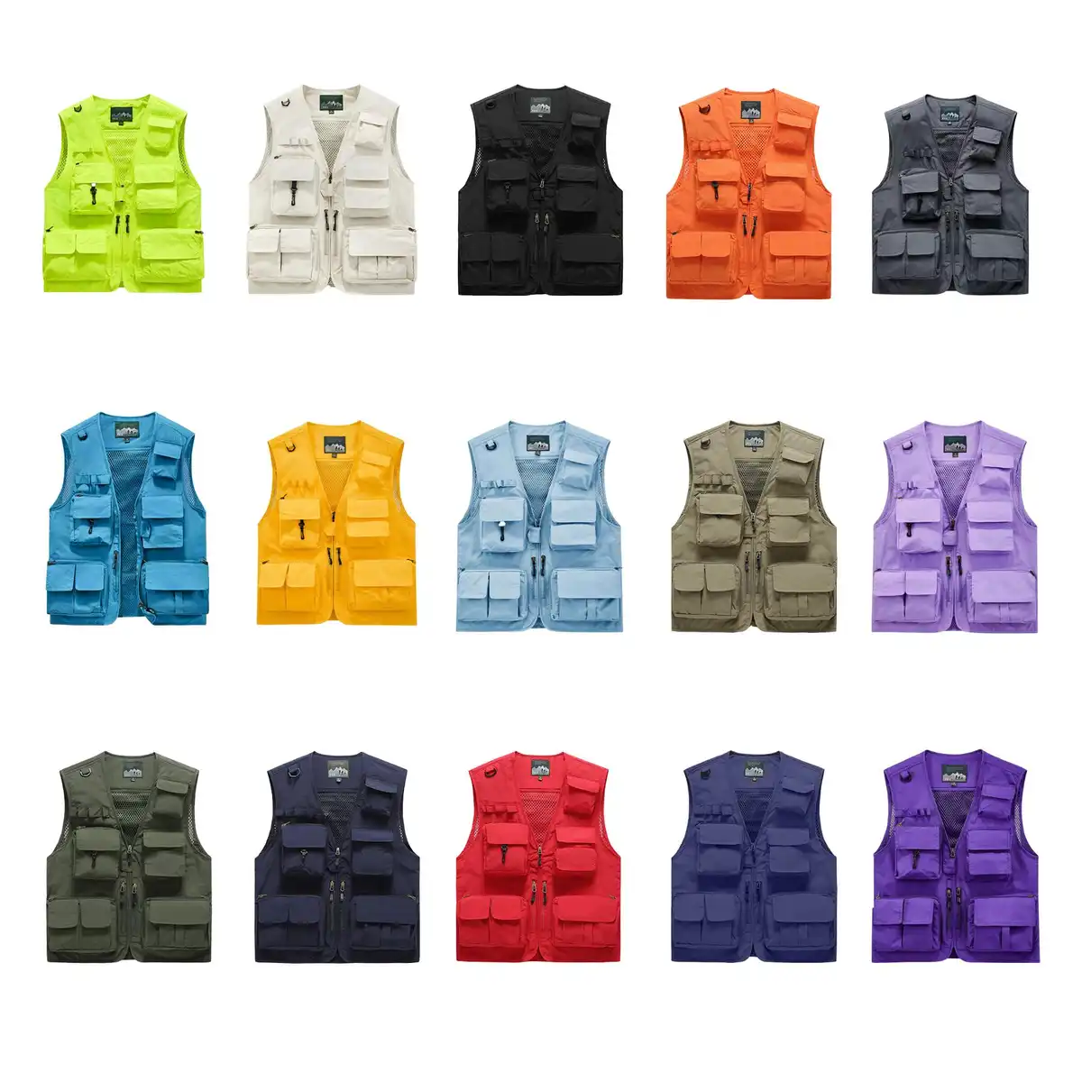 Vest with 15 Pockets alternate product angle